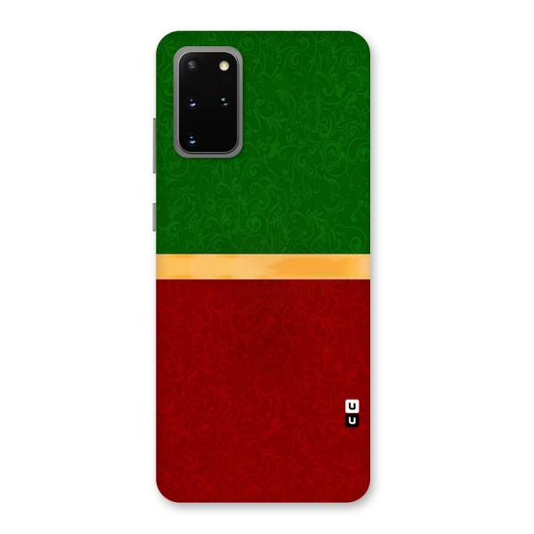 Christmas Colors Stripe Back Case for Galaxy S20 Plus