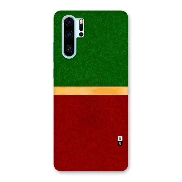 Christmas Colors Stripe Back Case for Huawei P30 Pro
