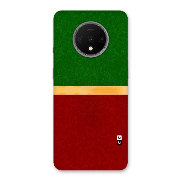 Christmas Colors Stripe Back Case for OnePlus 7T