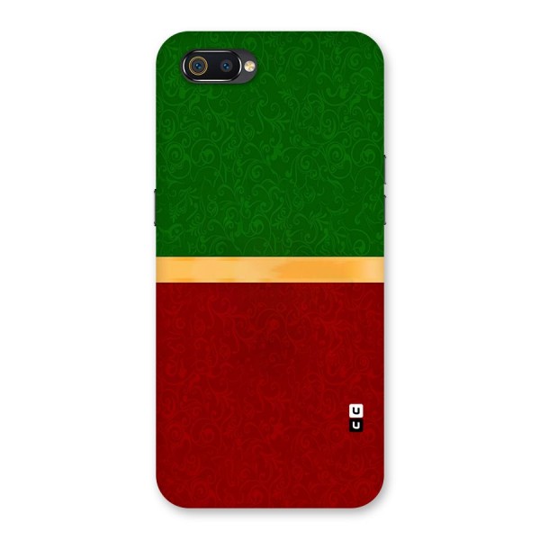 Christmas Colors Stripe Back Case for Realme C2