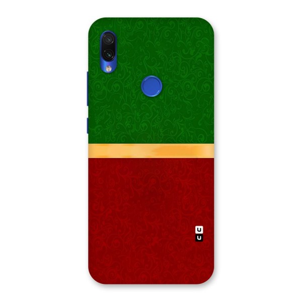 Christmas Colors Stripe Back Case for Redmi Note 7S