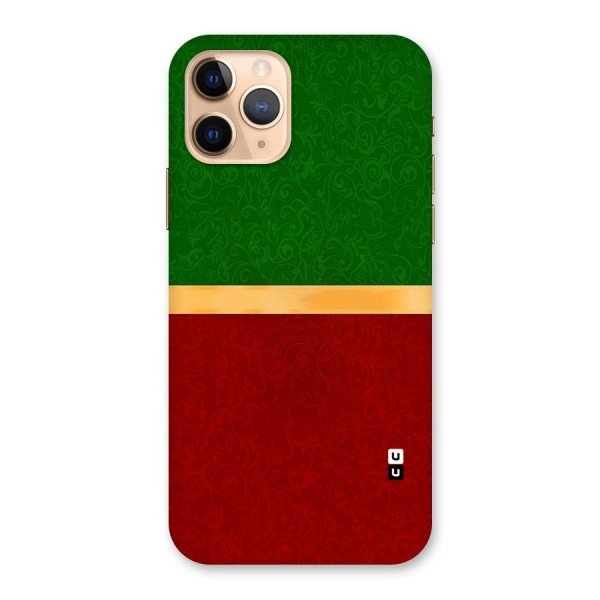 Christmas Colors Stripe Back Case for iPhone 11 Pro
