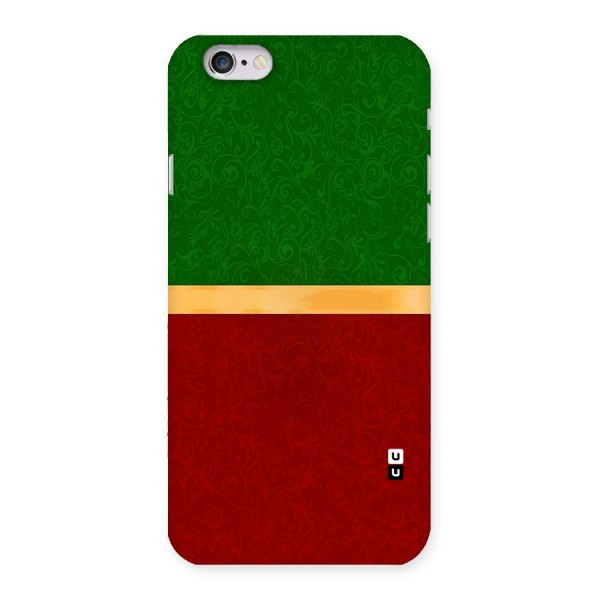 Christmas Colors Stripe Back Case for iPhone 6 6S