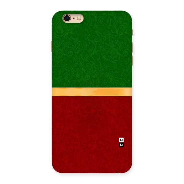 Christmas Colors Stripe Back Case for iPhone 6 Plus 6S Plus