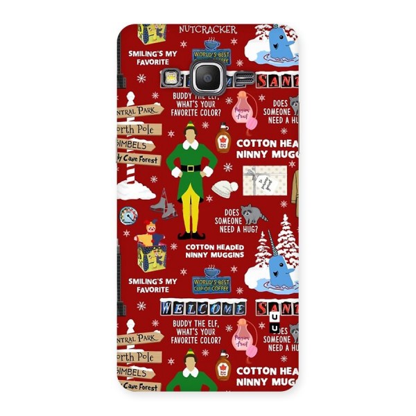 Christmas Cute Doodles Back Case for Galaxy Grand Prime