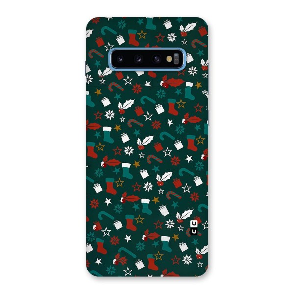 Christmas Pattern Design Back Case for Galaxy S10 Plus