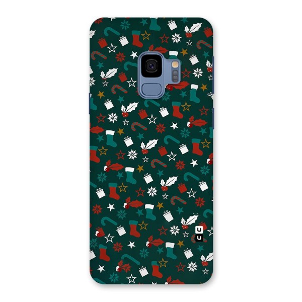 Christmas Pattern Design Back Case for Galaxy S9