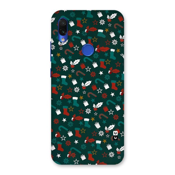 Christmas Pattern Design Back Case for Redmi Note 7S