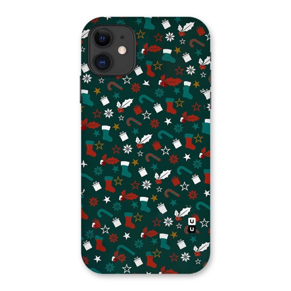 Christmas Pattern Design Back Case for iPhone 11
