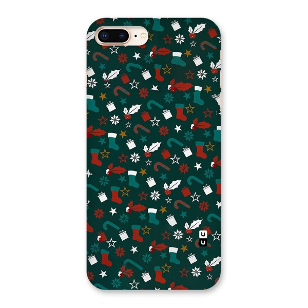 Christmas Pattern Design Back Case for iPhone 8 Plus