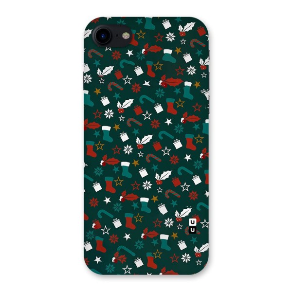 Christmas Pattern Design Back Case for iPhone SE 2020