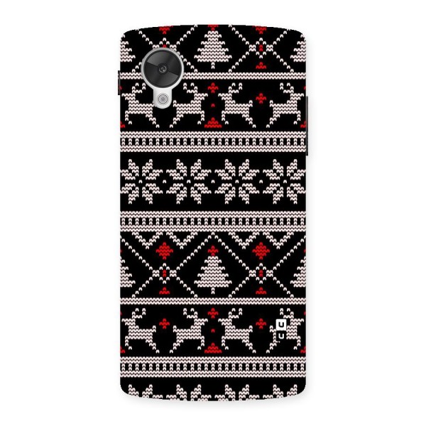 Christmas Seamless Aztec Pattern Back Case for Google Nexus 5