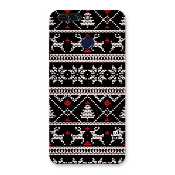 Christmas Seamless Aztec Pattern Back Case for Honor 8 Pro