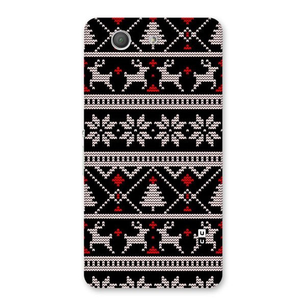 Christmas Seamless Aztec Pattern Back Case for Xperia Z3 Compact