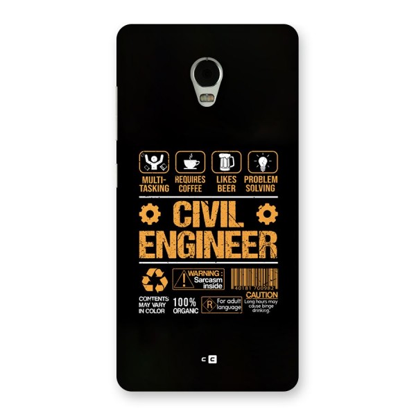 Civil Engineer Back Case for Lenovo Vibe P1