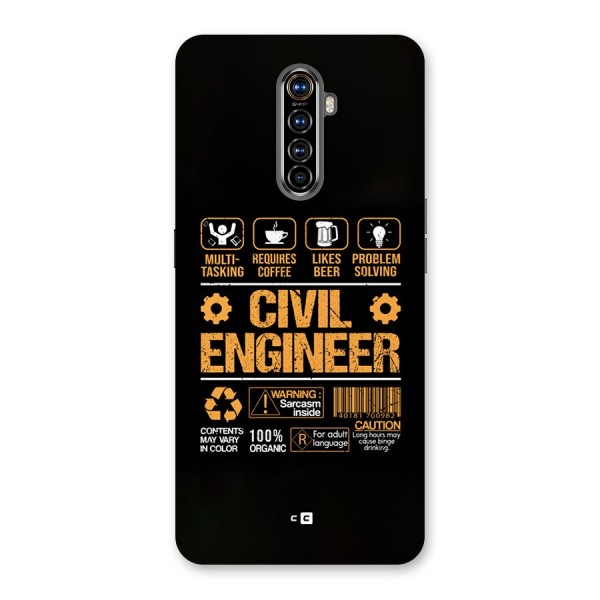 Civil Engineer Back Case for Realme X2 Pro