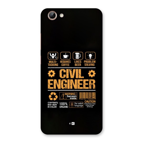 Civil Engineer Back Case for Vivo Y71i