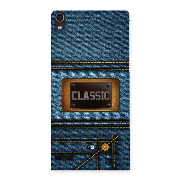 Classic Denim Back Case for Ascend P6