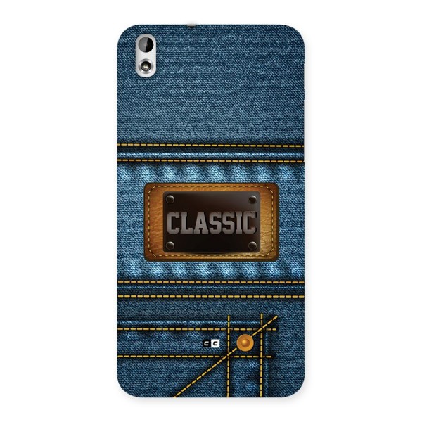 Classic Denim Back Case for Desire 816