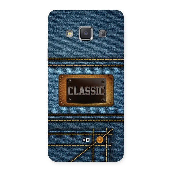 Classic Denim Back Case for Galaxy A3