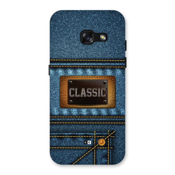 Classic Denim Back Case for Galaxy A3 (2017)