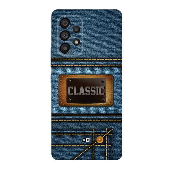 Classic Denim Back Case for Galaxy A53 5G