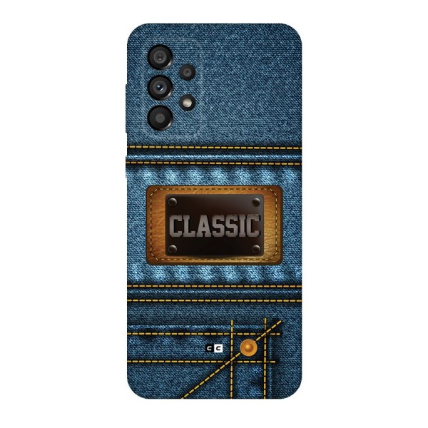 Classic Denim Back Case for Galaxy A73 5G