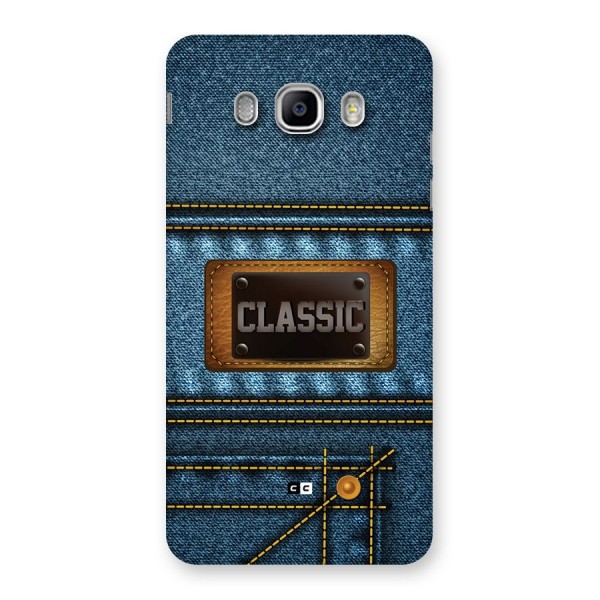Classic Denim Back Case for Galaxy J5 2016