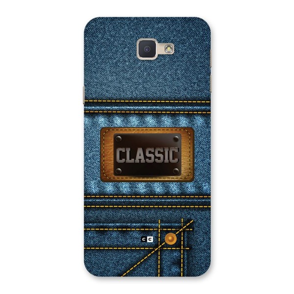 Classic Denim Back Case for Galaxy J5 Prime