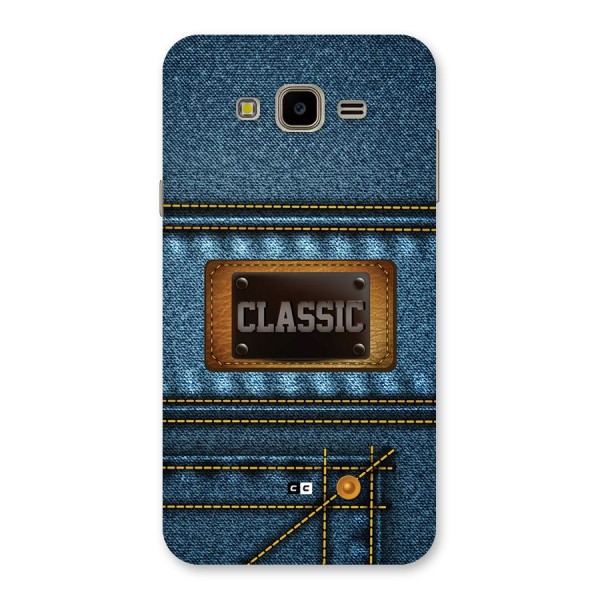 Classic Denim Back Case for Galaxy J7 Nxt
