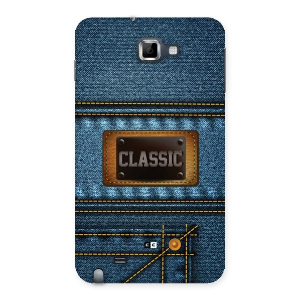 Classic Denim Back Case for Galaxy Note