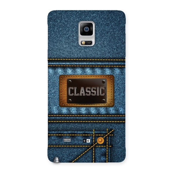 Classic Denim Back Case for Galaxy Note 4