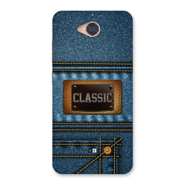 Classic Denim Back Case for Gionee S6 Pro