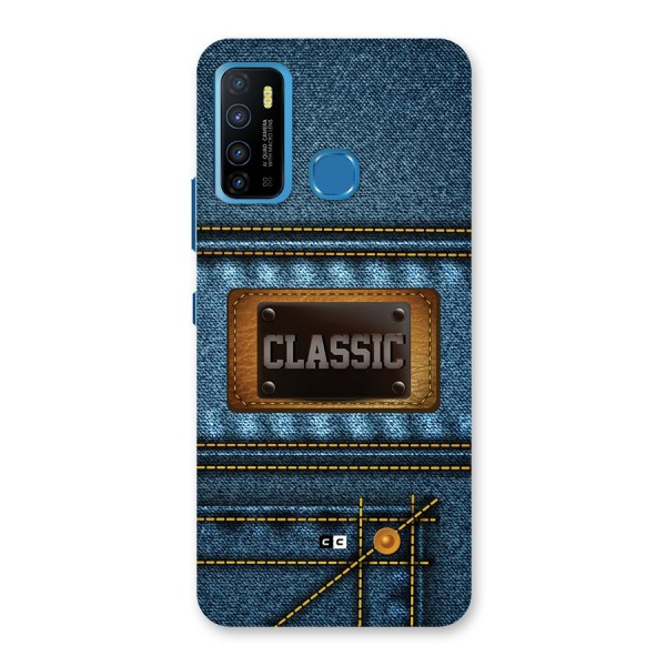 Classic Denim Back Case for Infinix Hot 9