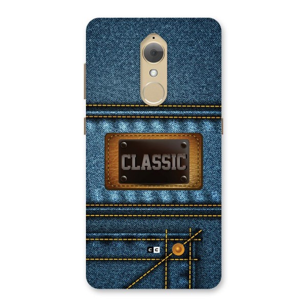 Classic Denim Back Case for Lenovo K8