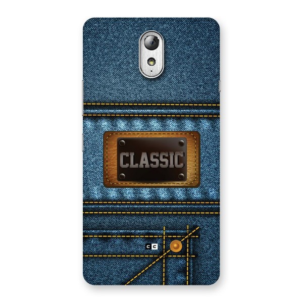 Classic Denim Back Case for Lenovo Vibe P1M