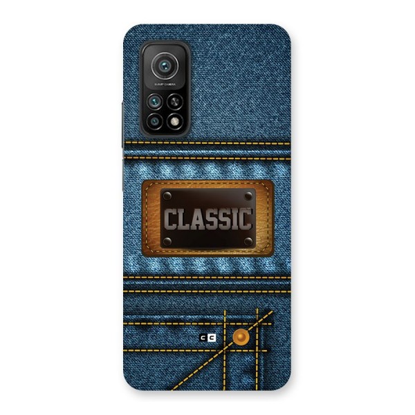 Classic Denim Back Case for Mi 10T 5G
