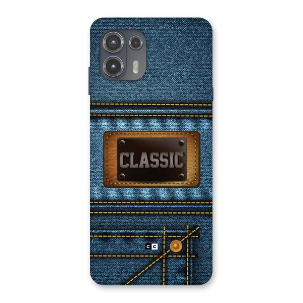 Classic Denim Back Case for Motorola Edge 20 Fusion