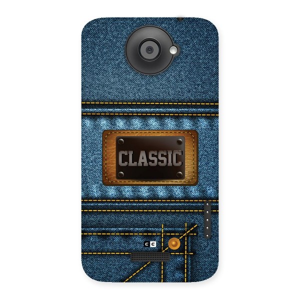 Classic Denim Back Case for One X