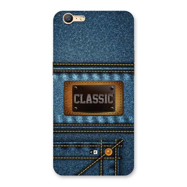 Classic Denim Back Case for Oppo A39