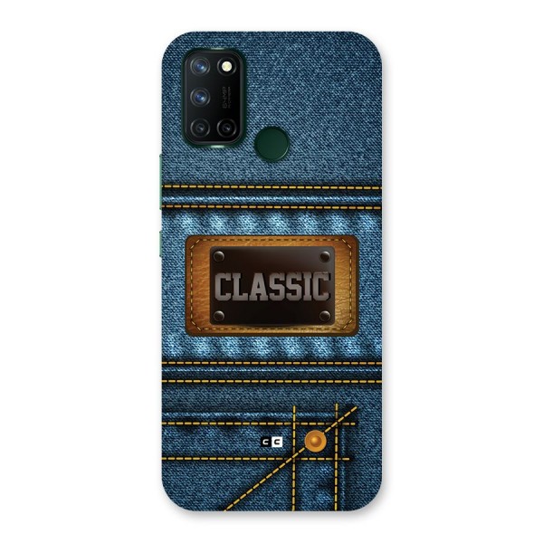 Classic Denim Back Case for Realme C17