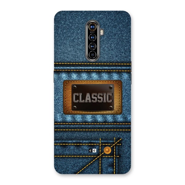 Classic Denim Back Case for Realme X2 Pro