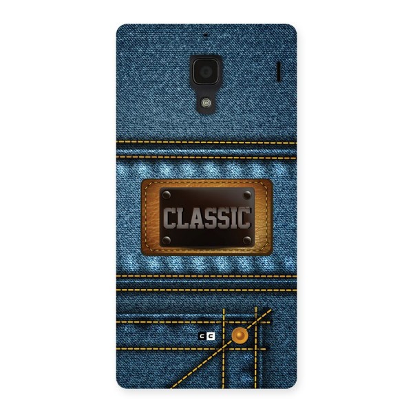 Classic Denim Back Case for Redmi 1s