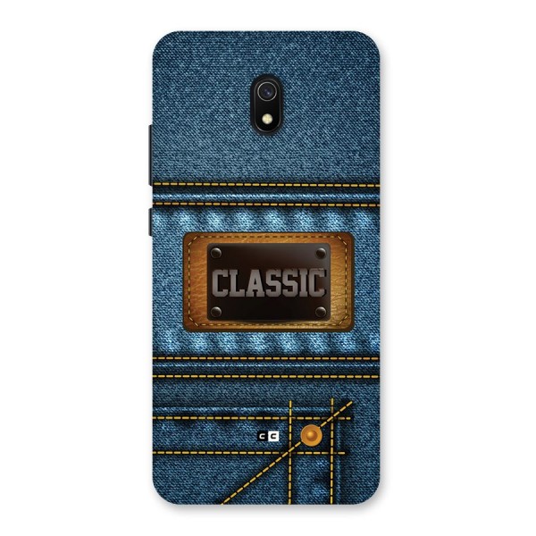 Classic Denim Back Case for Redmi 8A