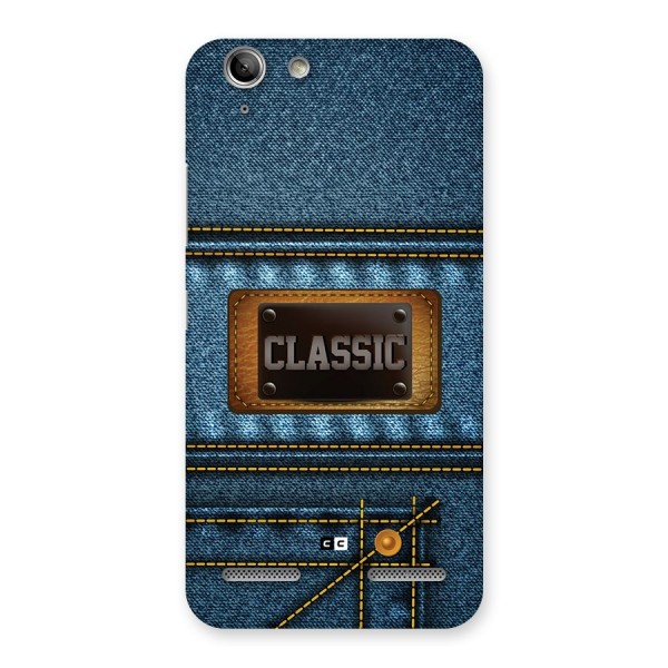 Classic Denim Back Case for Vibe K5