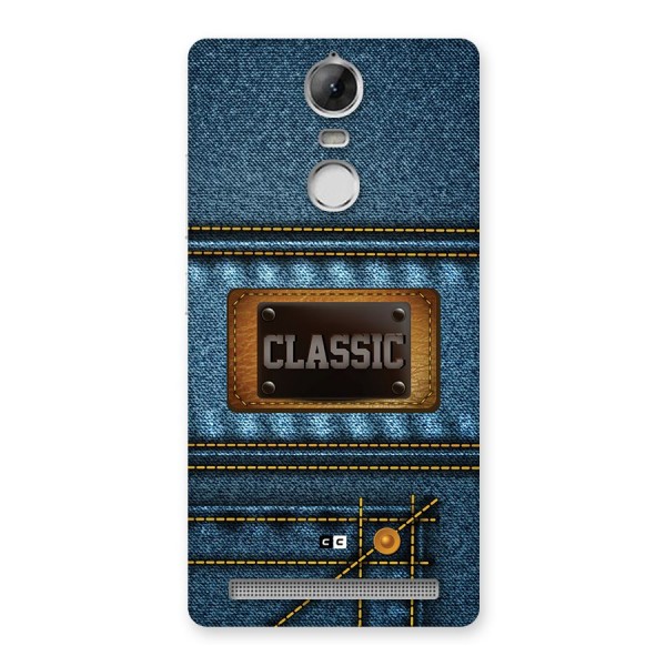 Classic Denim Back Case for Vibe K5 Note