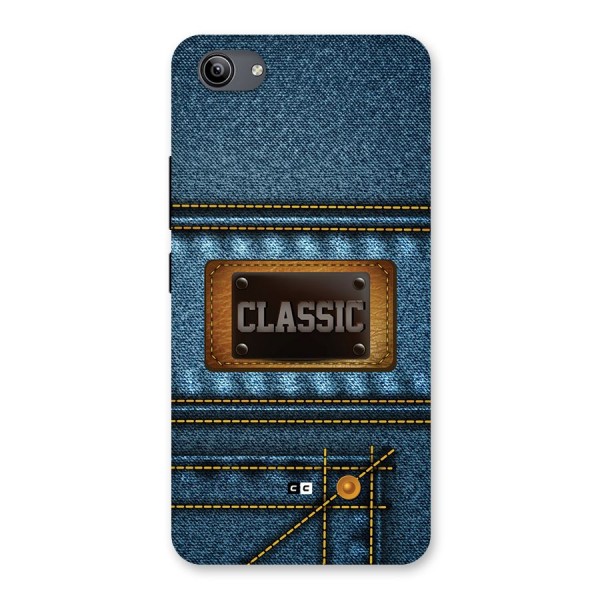 Classic Denim Back Case for Vivo Y81i