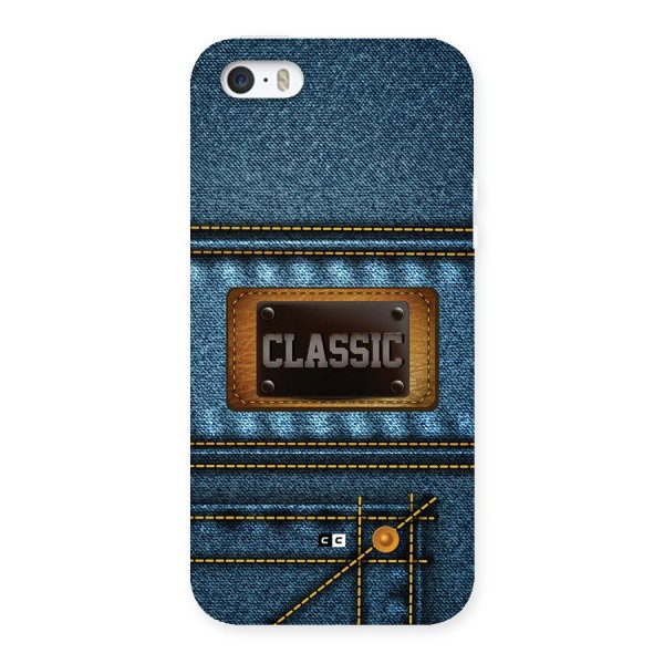 Classic Denim Back Case for iPhone 5 5s