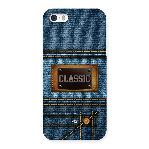 Classic Denim Back Case for iPhone 5 5s