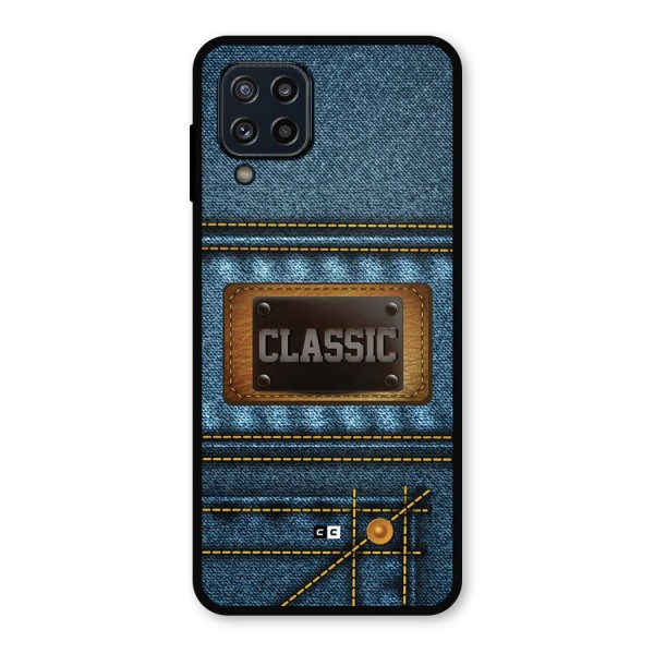 Classic Denim Metal Back Case for Galaxy M32